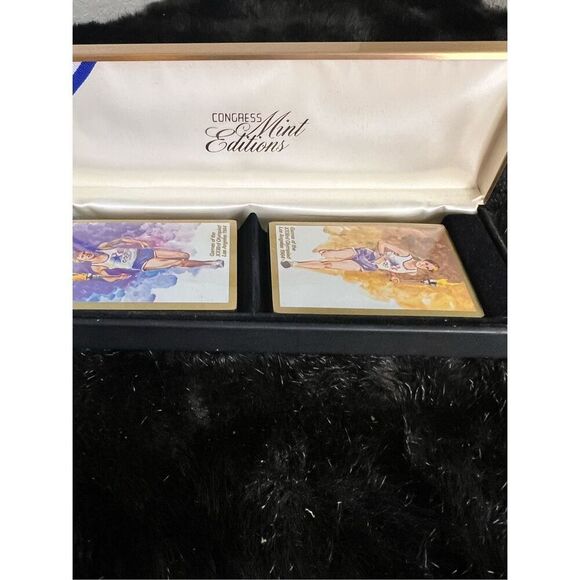 1984 Olympics Playing Card Set Two Packs Limited Edition Set Olympiad Gold Mint - Picture 4 of 9